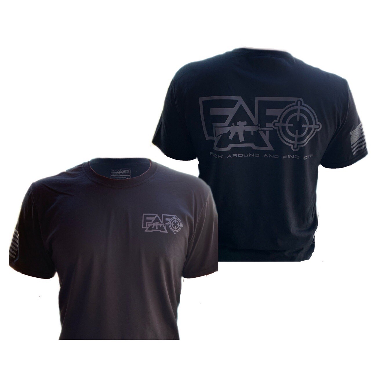 Next Level 6210 FAFO Patriot Style T-Shirt AR15 American Flag NL6210 Size XL gallery