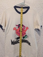 VTG 70s Magic Mountain Original Trolls Ringer T-Shirt Sz S Single Stitch
