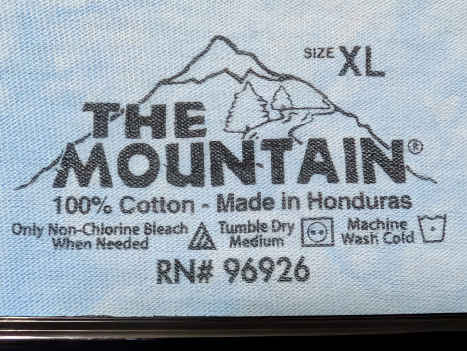 The Mountain Mens T-shirt Blue "Gator Splash" Alligator Retired Logo XL #5979 gallery