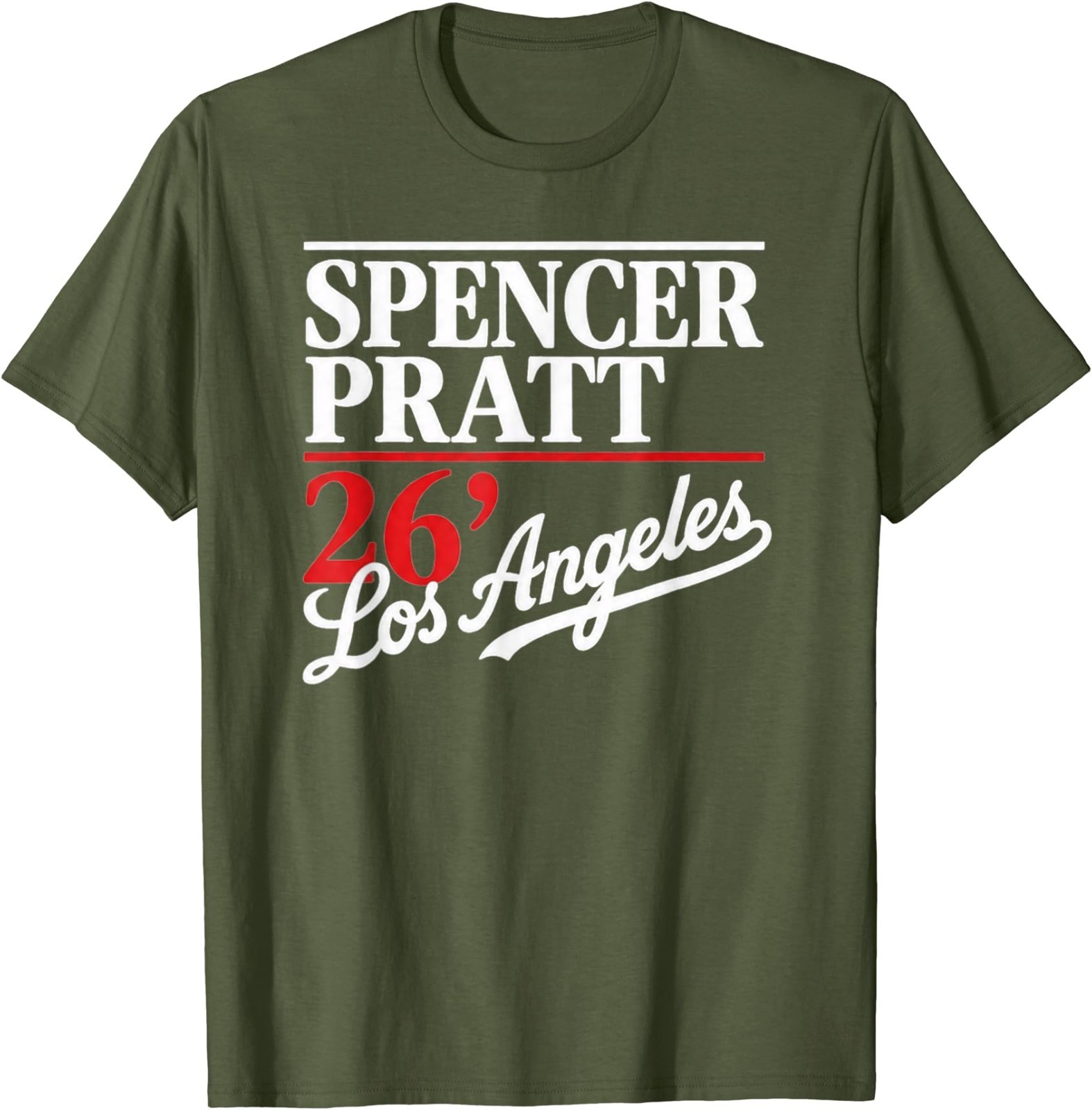 Spencer Pratt for LA Mayor California Vibes Design T-Shirt T-Shirt gallery