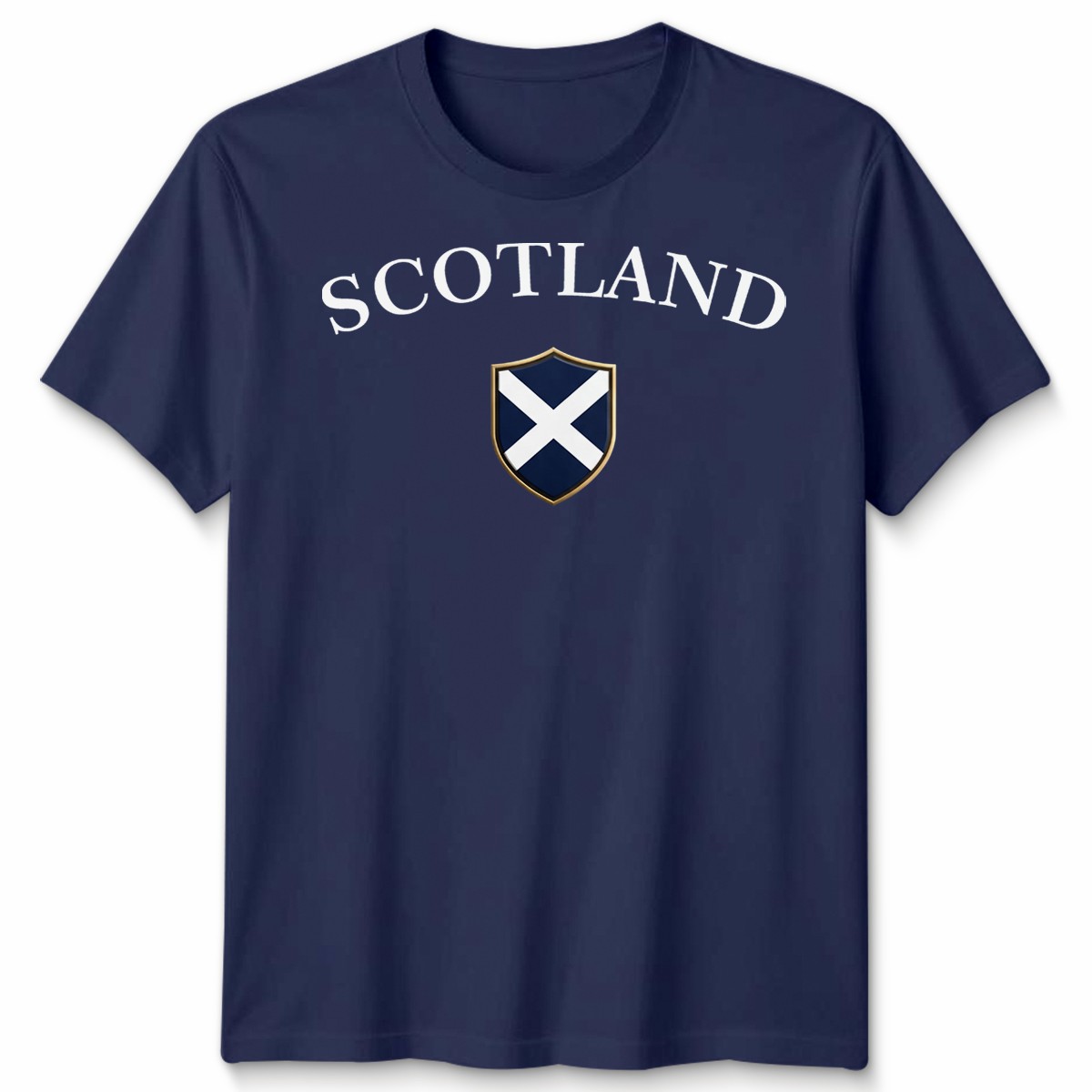 Scotland Flag And Name Unisex T Shirt National Flag Scottish Design Football Top gallery