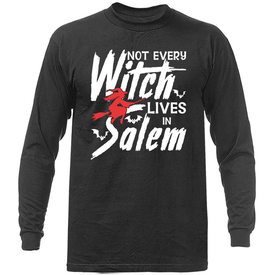 Halloween Costume Spooky Witches Pumpkin Ghost Graphic Long Sleeve