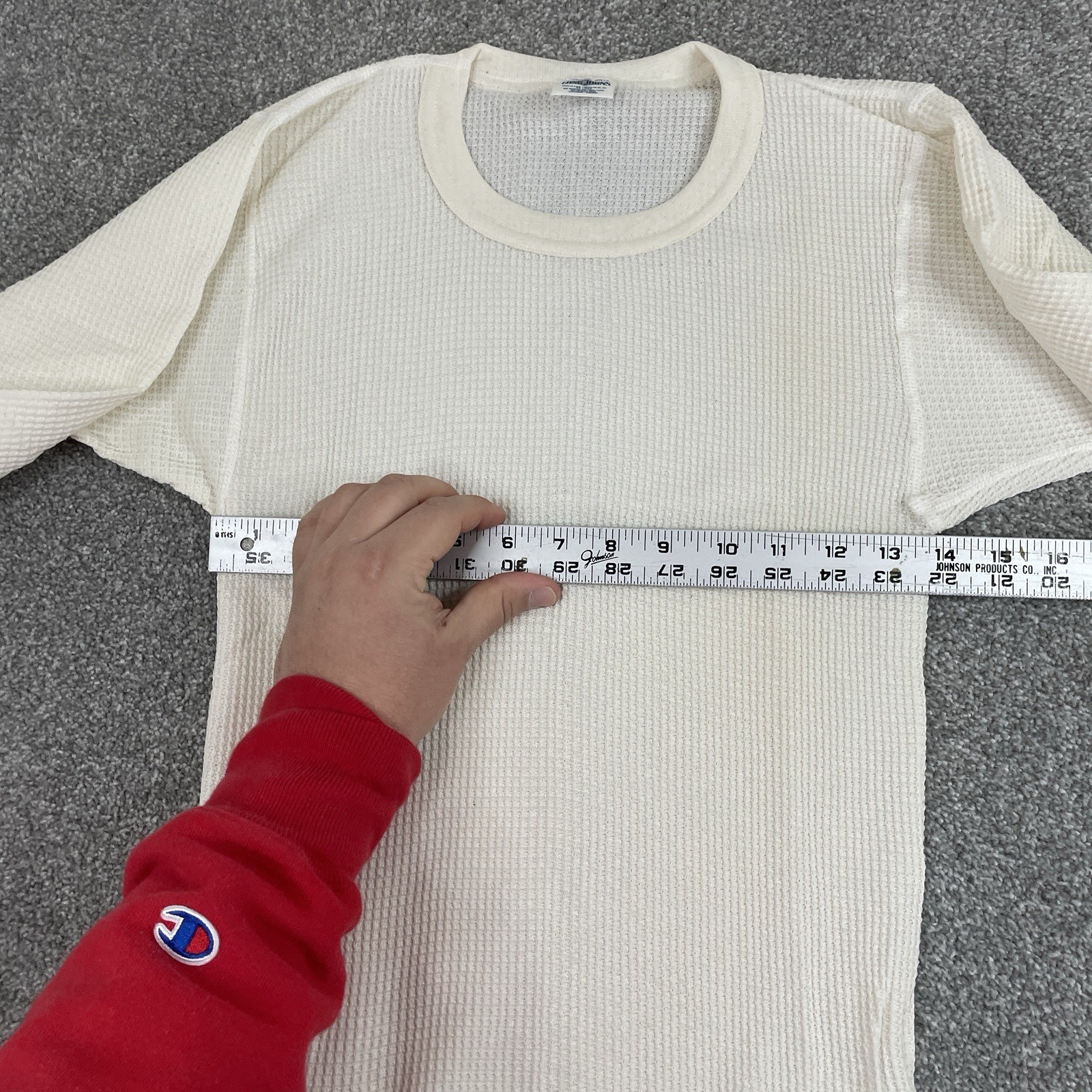 Morgan Mills Long Johns Waffle Knit Thermal Base Layer Size M (Fits XS) 80s USA gallery