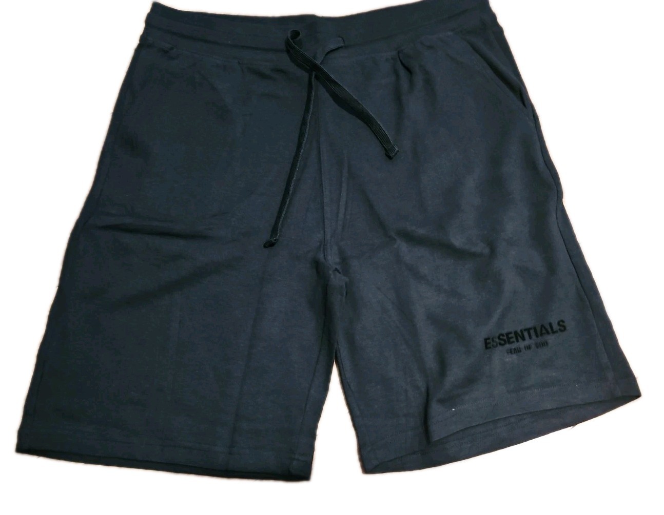 Fear Of God Essentials 100% Cotton Tee+Shorts Set Slim Fit Black XL. New gallery