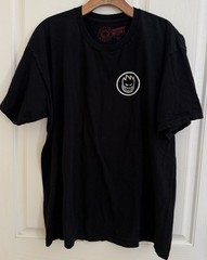 Spitfire Wheels Shirt Classic The End Swirl Paisley Mens Black T Shirt Sz L