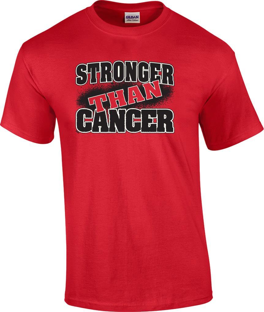 Stronger Than Cancer Inspirational Hopeful Awareness T-Shirt gallery