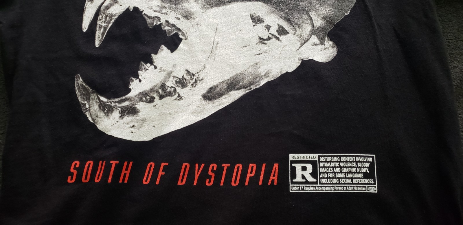 SDYSTOPIA_SKULL_01 T-Shirt | Bella + Canvas 3001 XS,S,M,L gallery