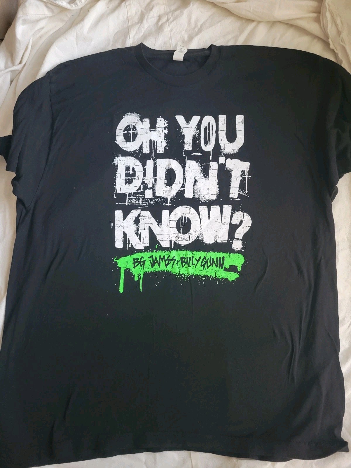 BG James Billy Gunn Shirt Mens 2XL Black Oh You Didnt Know Wrestling Graphic Tee gallery
