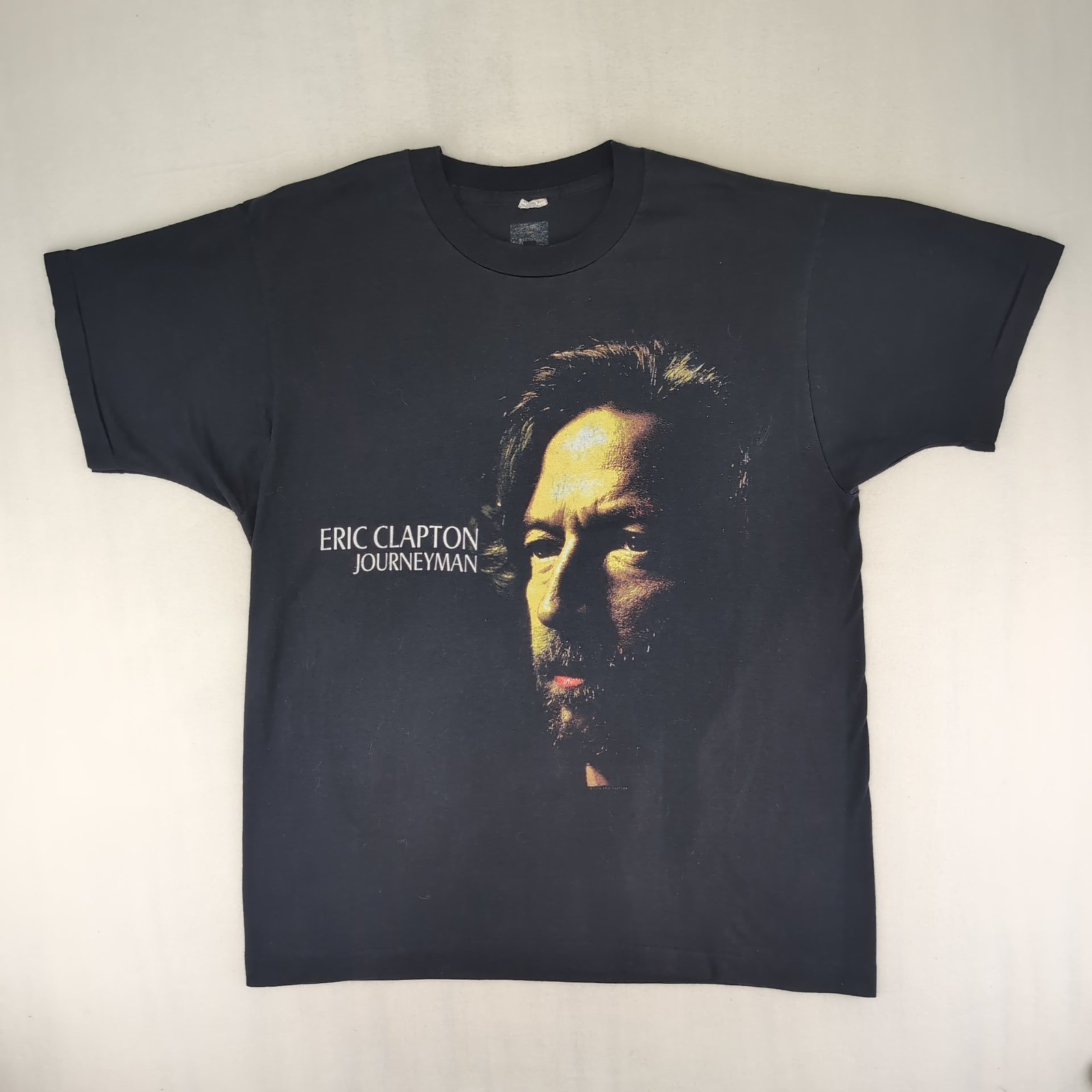 Vintage 1990 Eric Clapton Journeyman World Tour Band Shirt XL SCREEN STARS TAG gallery