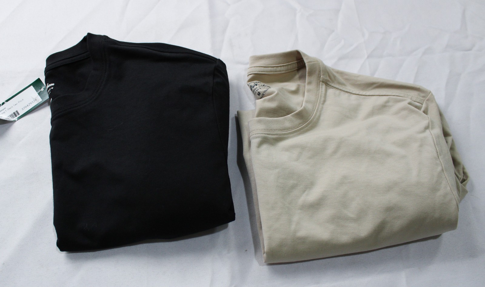 Flag & Anthem Men’s Lux Layering T-Shirt Two Pack MS7 Black/Beige Medium NWT