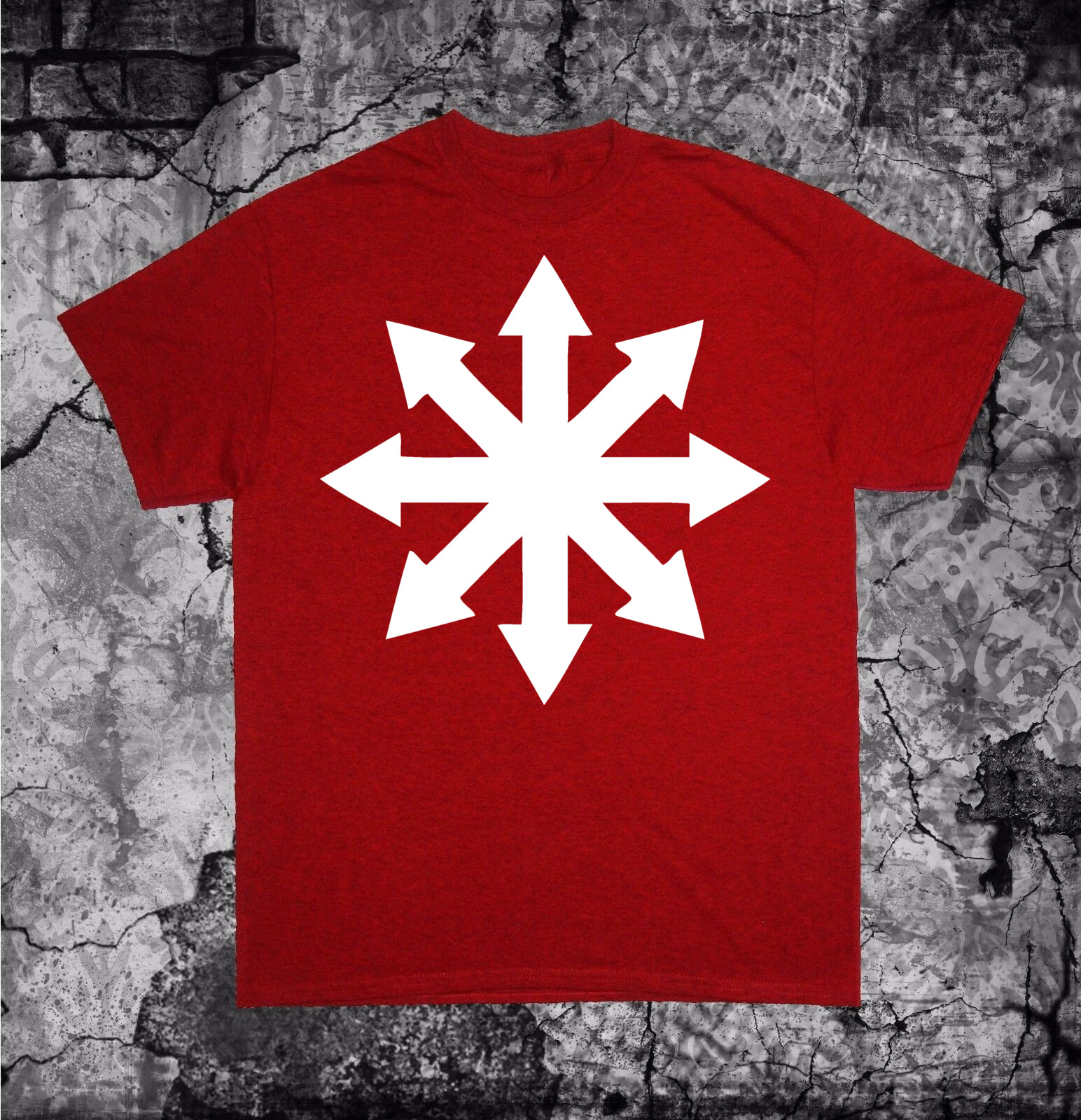 Chaos Symbol Shirt - Occult pentacle star Punk Metal grunge gothic of cross gallery