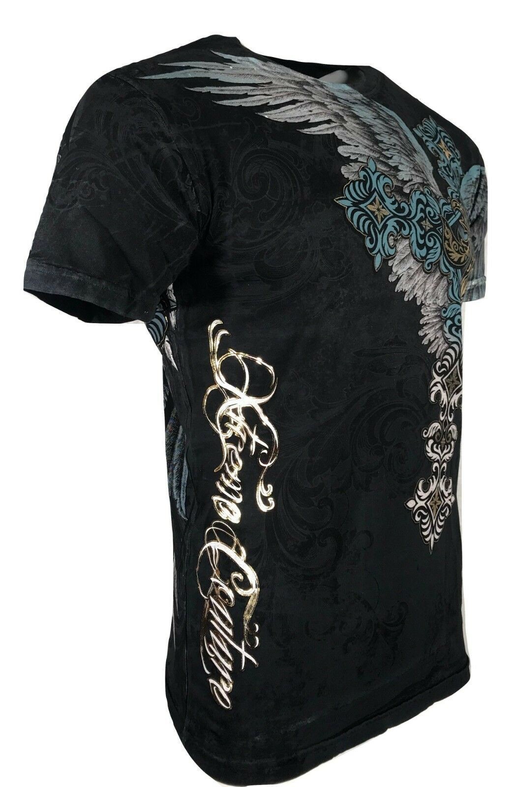 Xtreme Couture By Affliction Men's T-Shirt SINNERS Tattoo Biker Black gallery