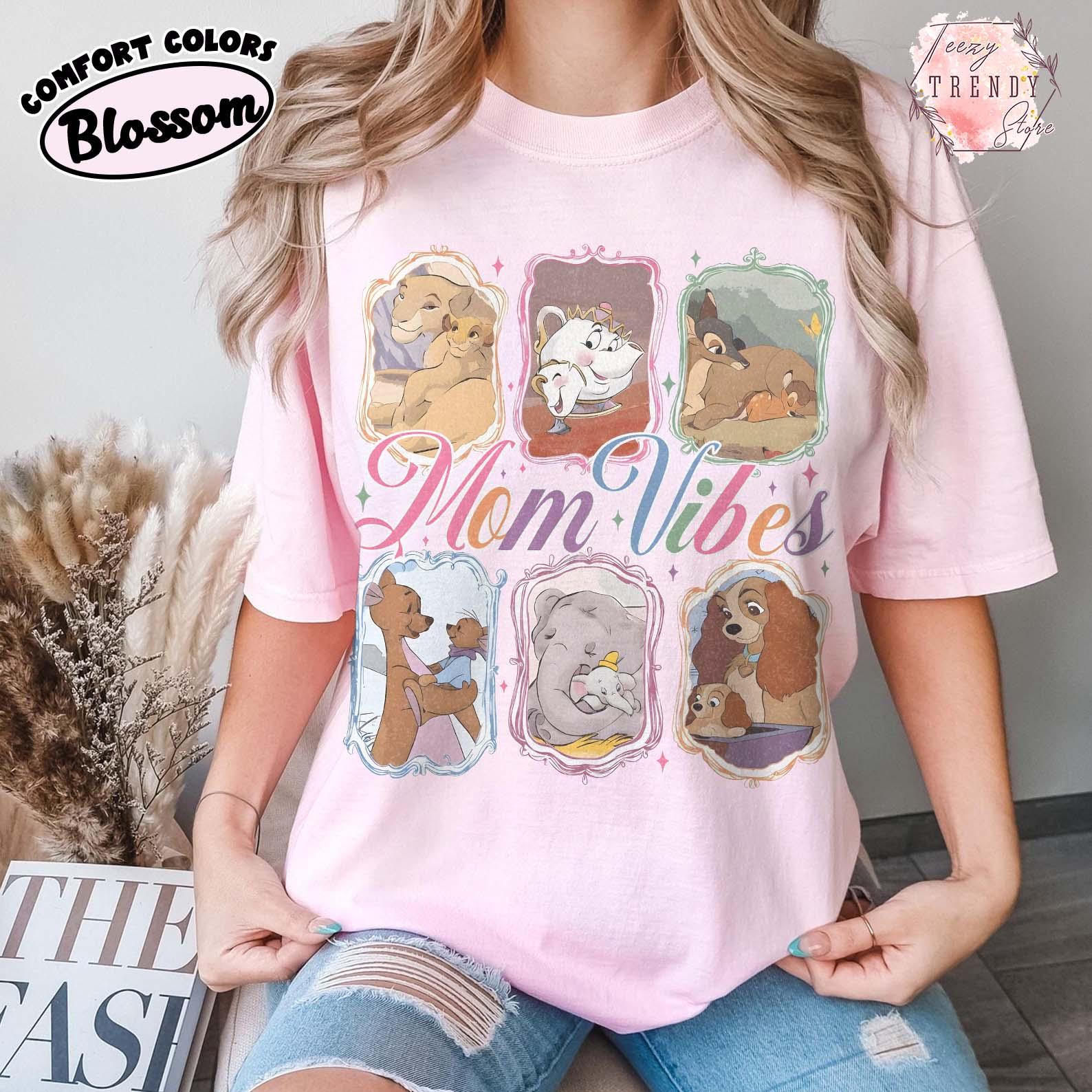 Retro Mom Vibes Shirt, Theme Park Family Trip Tee, Mothers Day Gift gallery