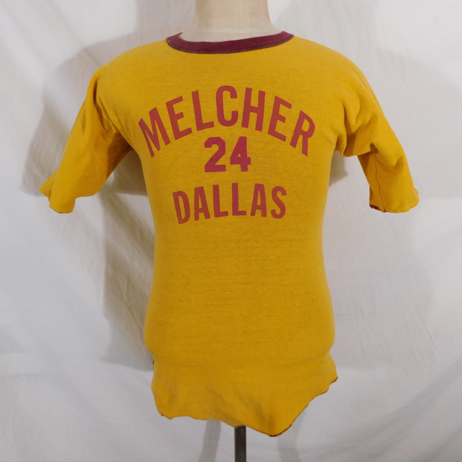 Vtg Mens S Double Face 70s Phys Ed Gym Lined Reversible Varsity T-shirt A gallery