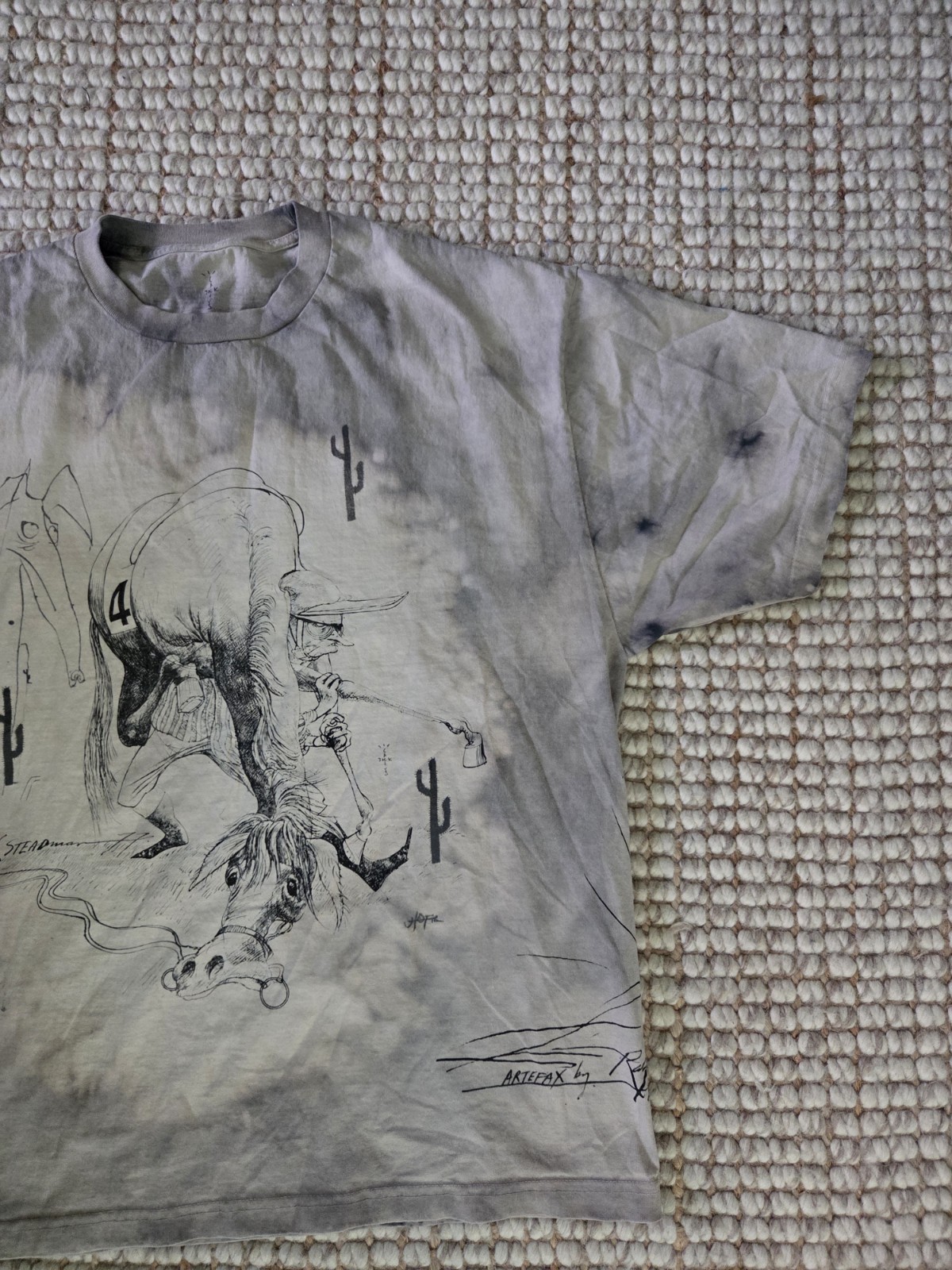 Travis Scott Cactus Jack x Ralph Steadman “Fear” Tee XXL Limited Edition gallery