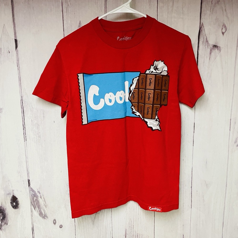 Cookies There’s Red Eyes In Every Bite Size Small Red Tee Shirt