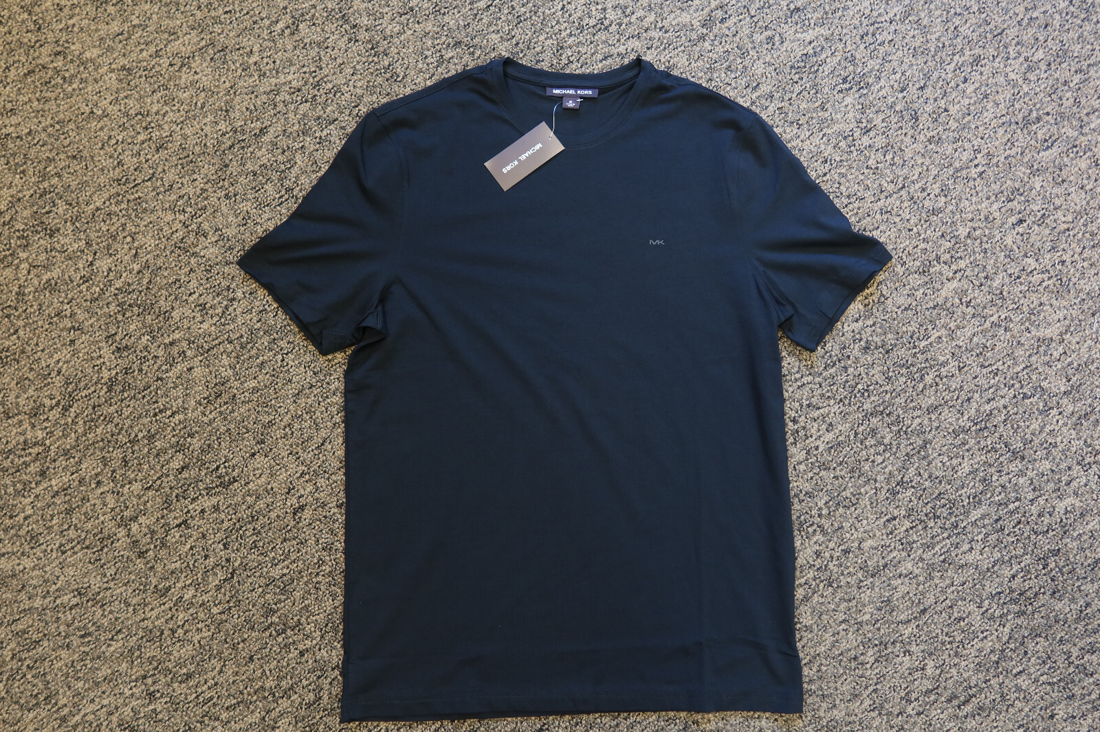 $69 New Michael Kors Men's Cotton Blend Crew Neck Tee T-Shirt - MEDIUM - Black gallery