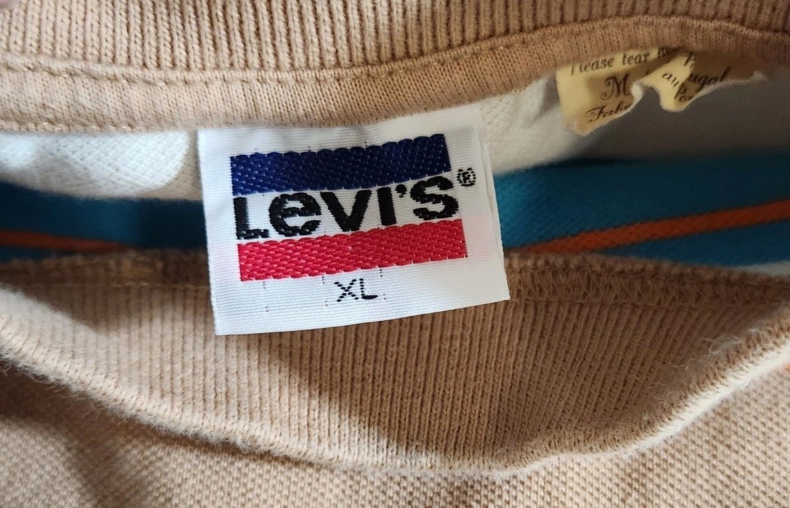 LVC Levi's Vintage Clothing 1980s Wide T-Shirt XL Retro 70s Hippy Surfer Grunge gallery