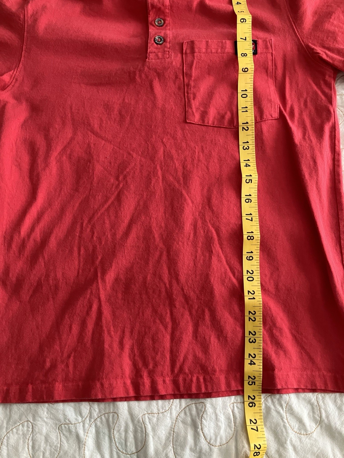 Wrangler Workwear Men's Pocket T-Shirt Size Small S 34-36 Red Tee gallery