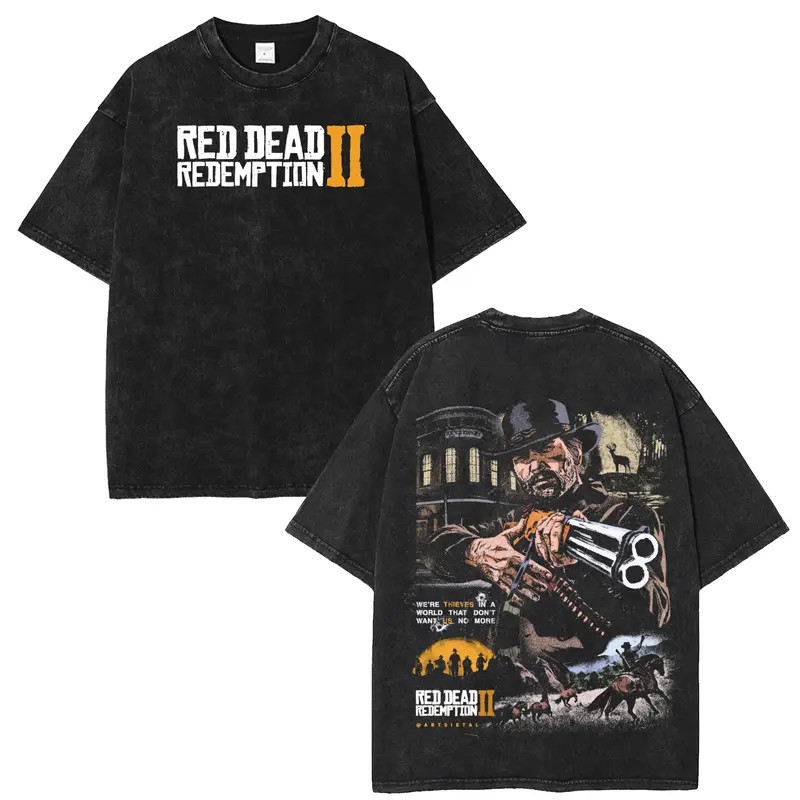 Red Dead Redemption 2 Graphic Tee Streetwear T-Shirt gallery