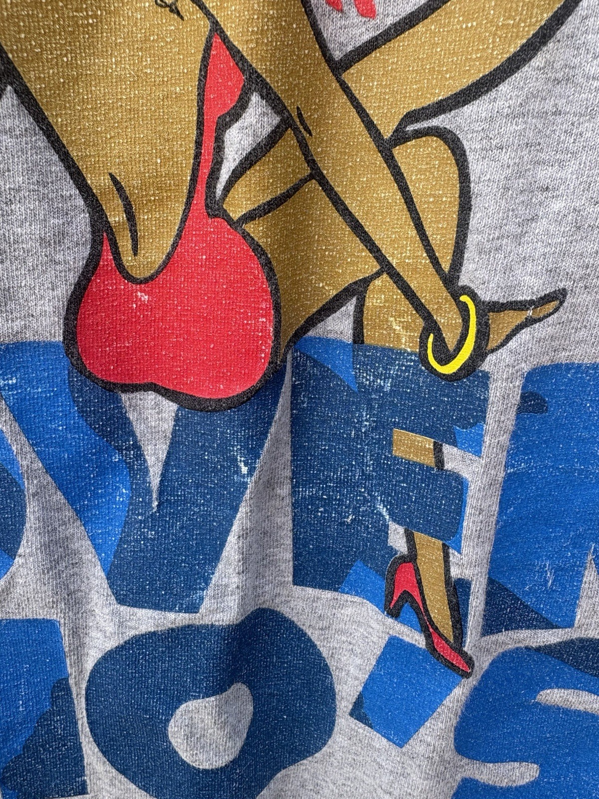 DGK Betty Boop Hootie Hooo Over Hos Shirt Large Gray Skateboard Streetwear Rare gallery