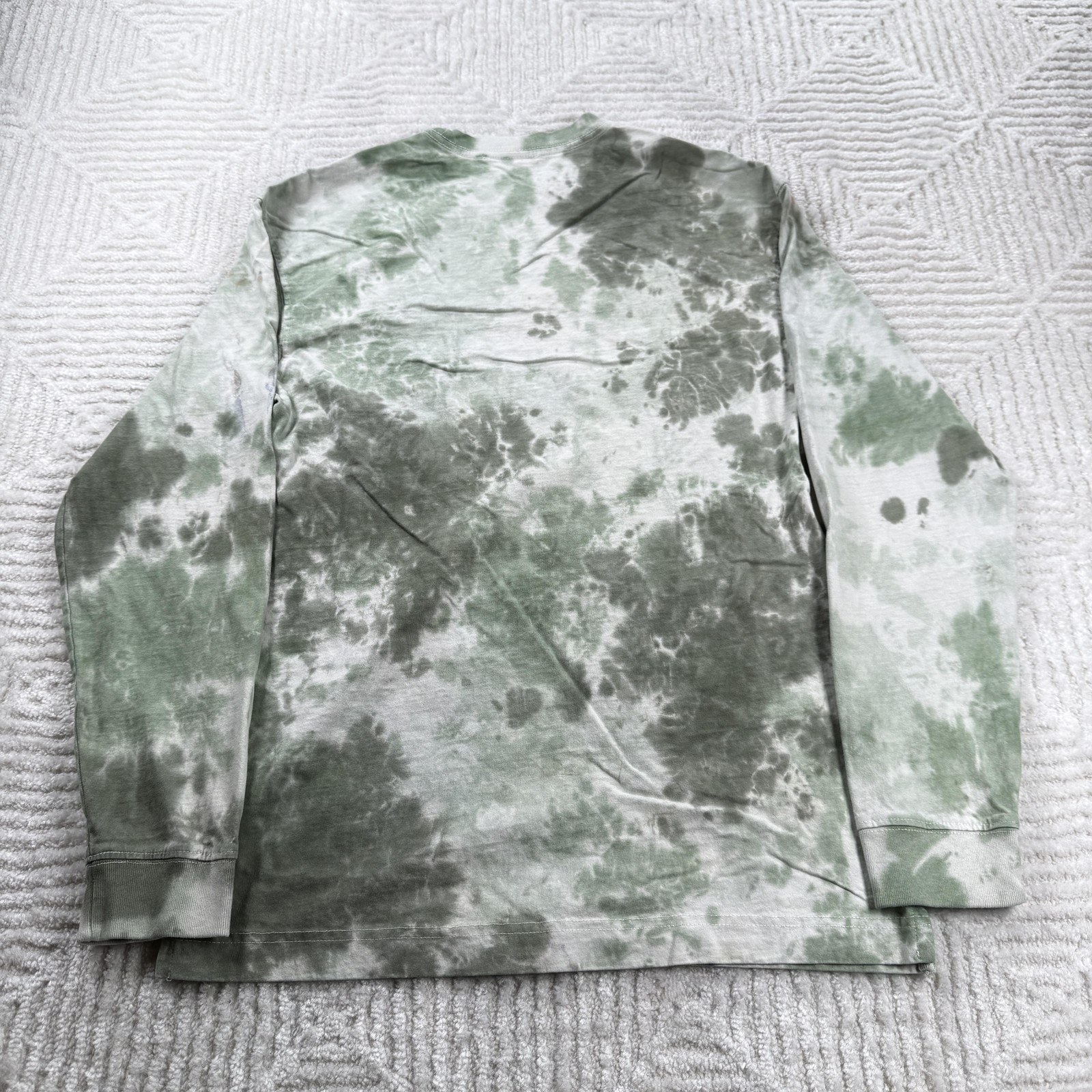 H&M Shirt Men M Tie Dye Skater Grunge Artsy Distressed Edgy Urban Punk Festival gallery