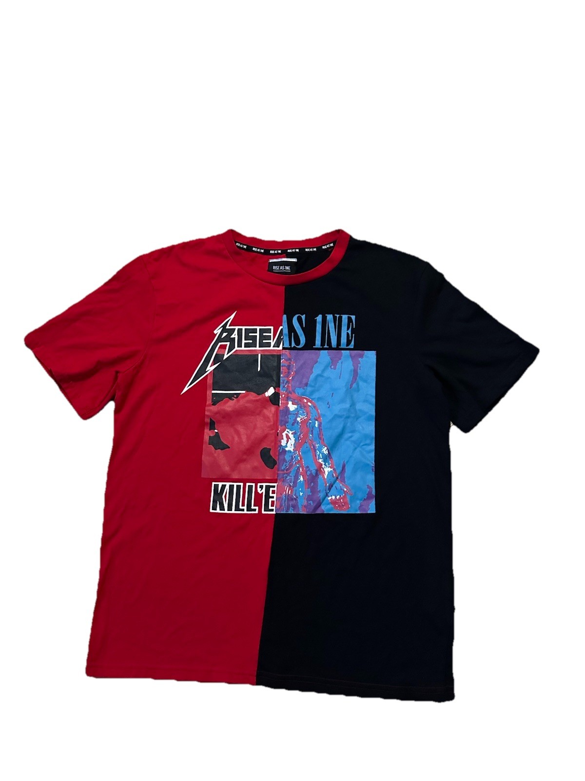 Rise As 1ne Men Red / Black Graphic T-Shirt RS1 ~ AS7142 Streetwear Size Small gallery