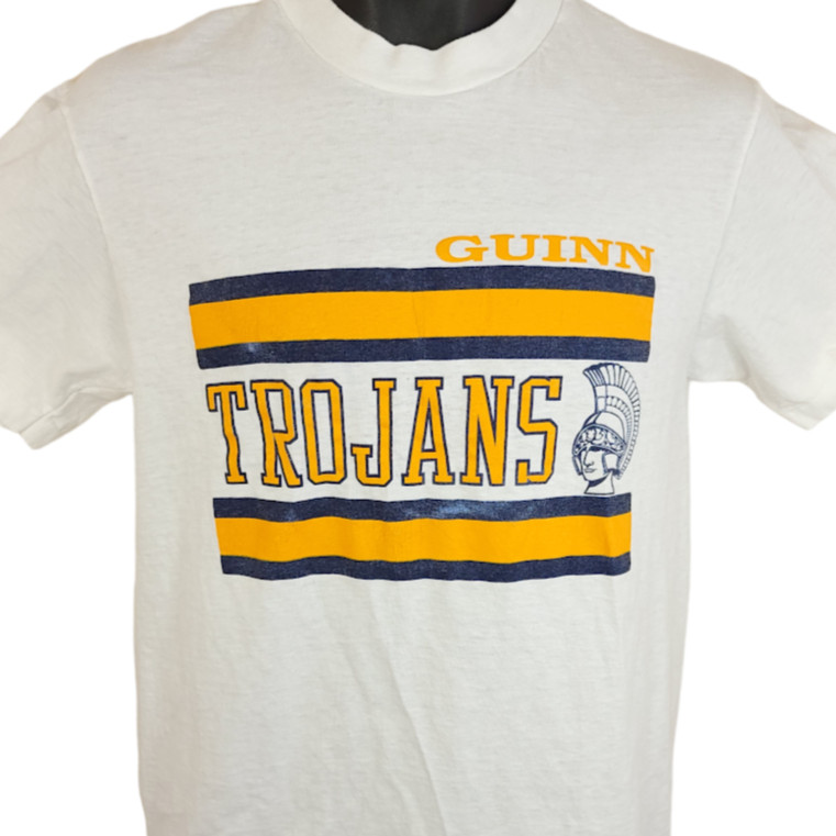 Vintage Kenny Guinn Trojans T Shirt Mens Size Small 80s Vegas Made In USA gallery