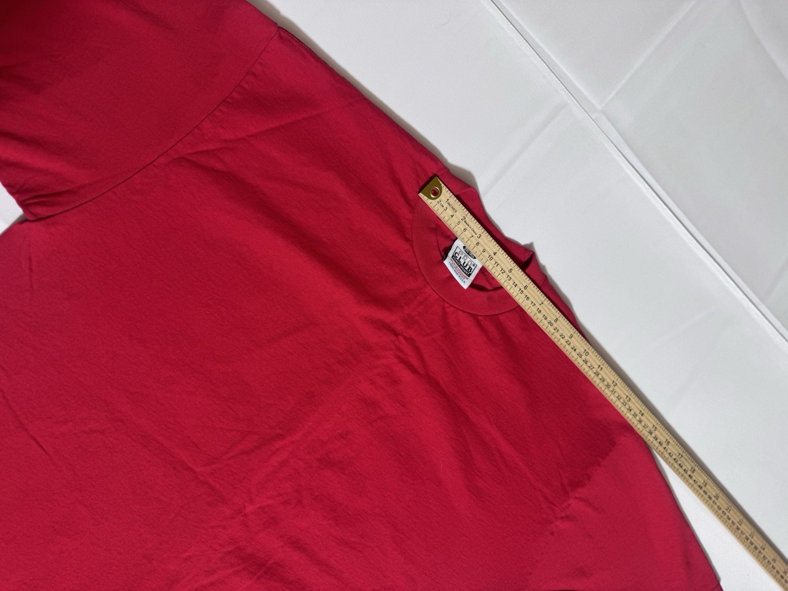 Pro Club T Shirt, RN#100418, Crew Neck, USA, All Cotton, Red, Male, 2XL gallery