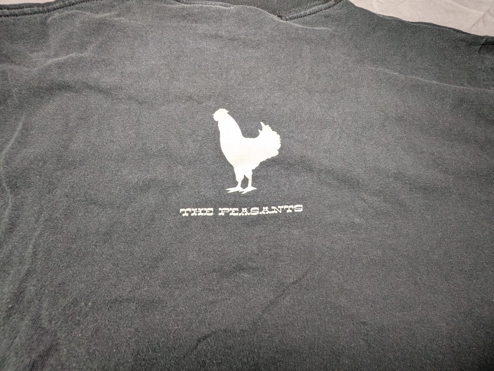 The Peasants T-Shirt Vintage Black Size Medium Indie Rock Boston Band Tee gallery