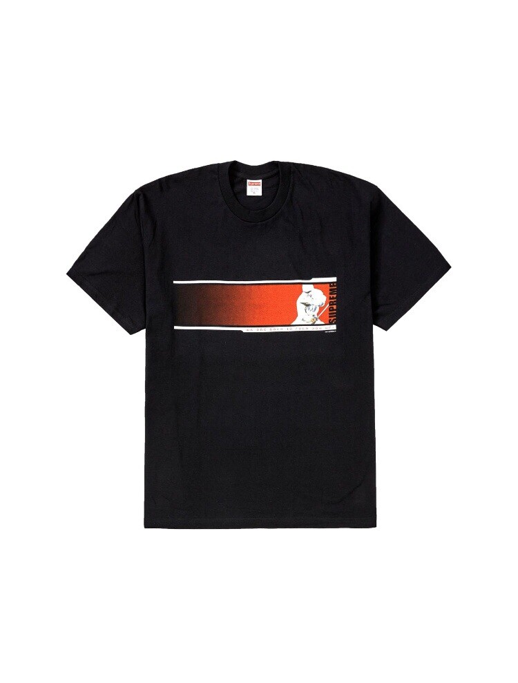 Supreme We’re Back Tee Shirt FW19 Black Sz M