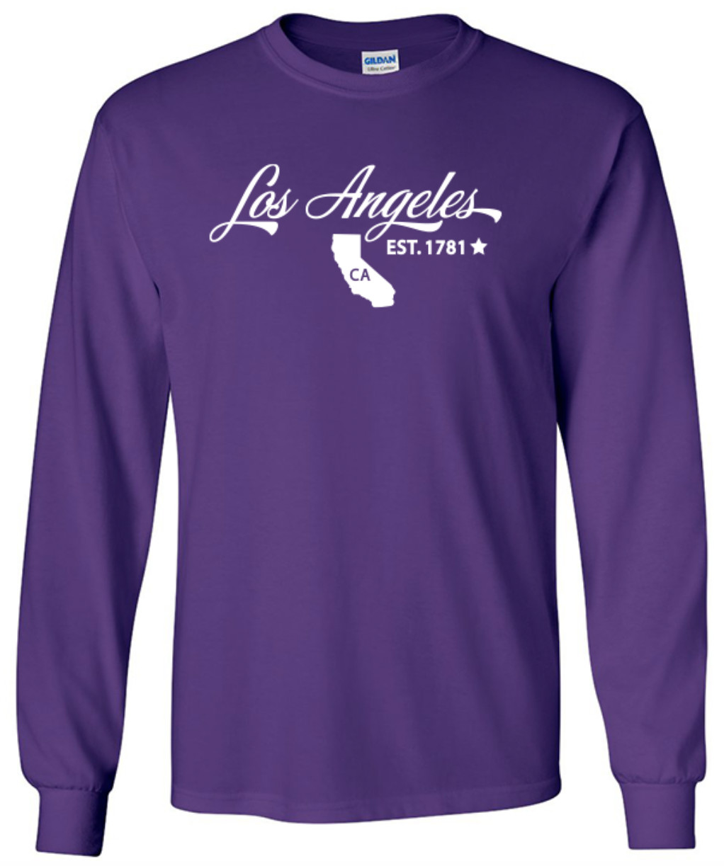 Los Angeles California T-Shirt Long Sleeve Graphic tee gallery