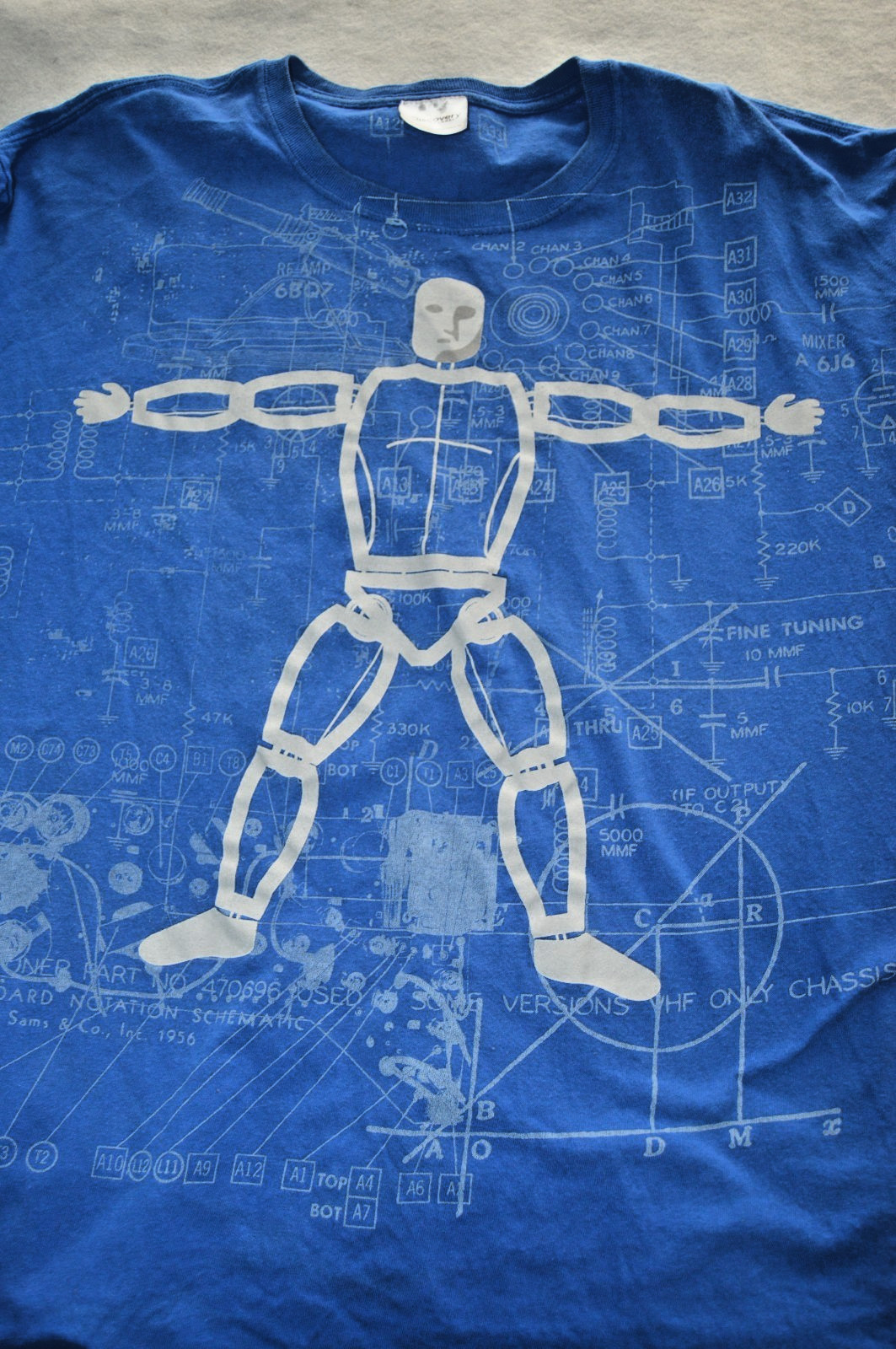 Mythbusters T-Shirt Men's Sz L All Over Print Discovery Channel 2011 Tee gallery