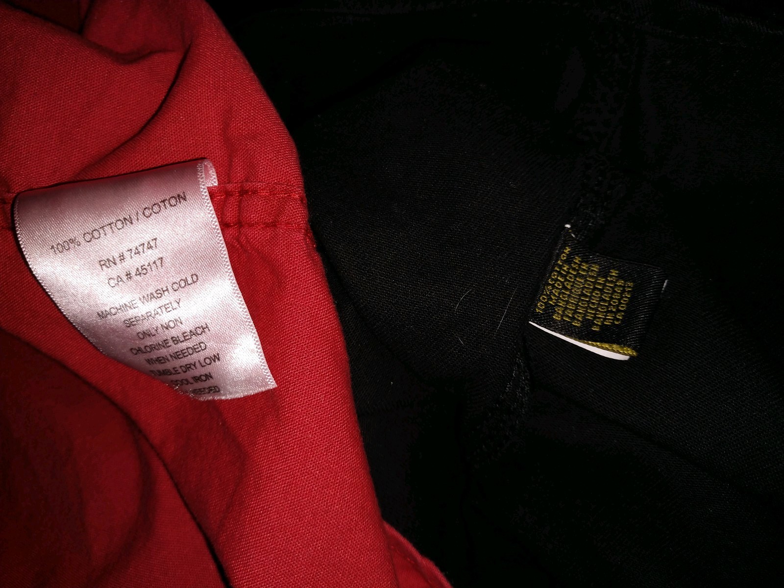 MEN'S SIZE L SHIRT (LOT OF 2) REDHEAD, STANLEY LONG SLEEVE & SHORT SLEEVE CASUAL gallery