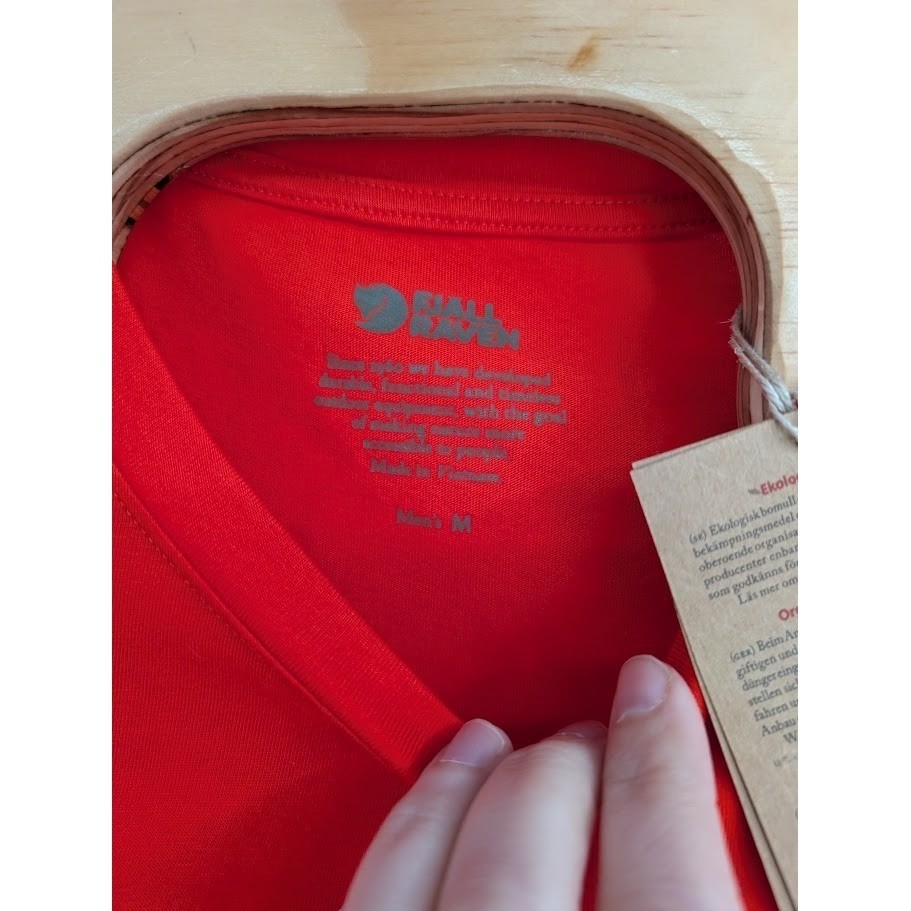 Fjall Raven NWT Men's 1960 Logo T-shirt Short Sleeve Flame Orange sz Medium gallery