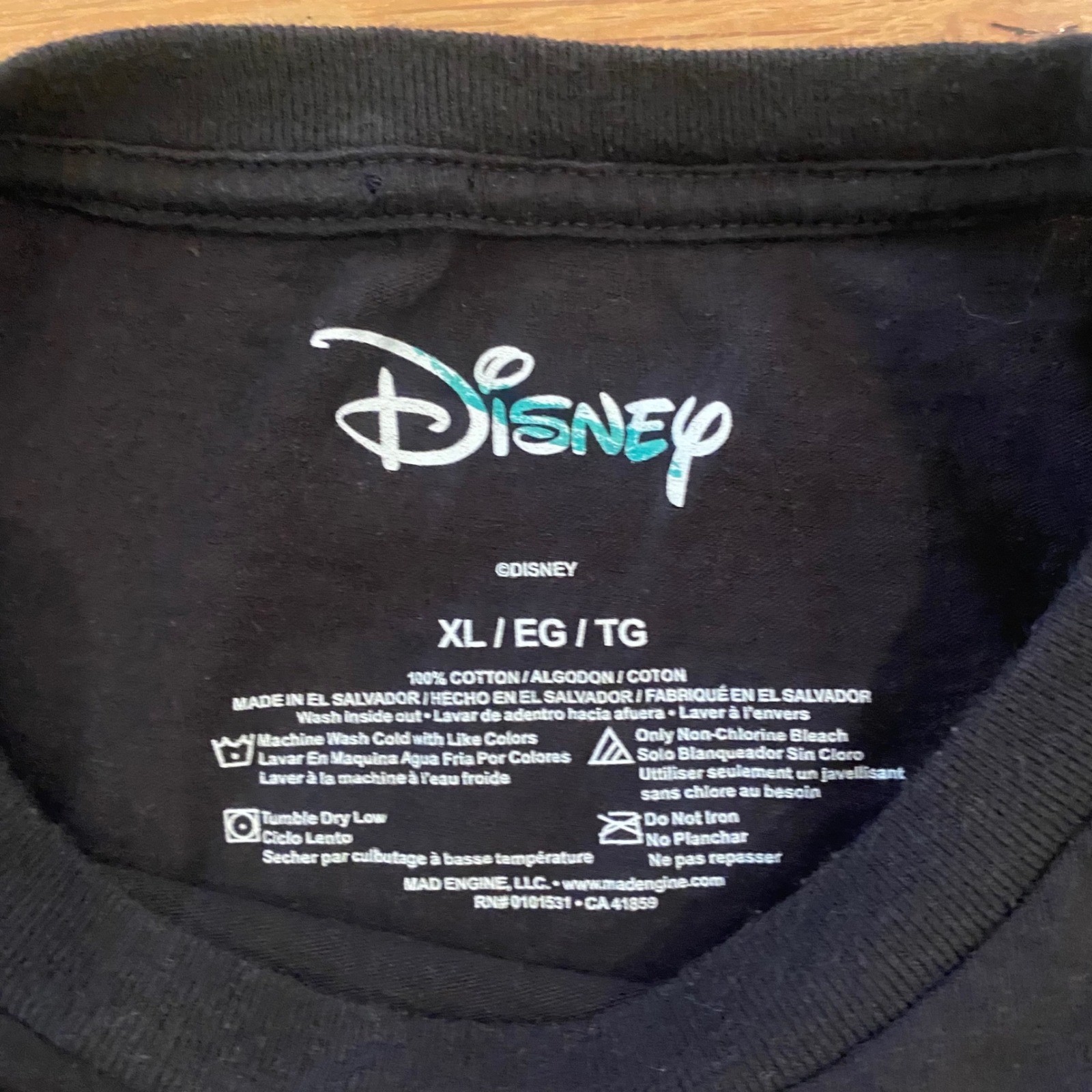 Disney Villains Mens XL Long Sleeve Graphic T-Shirt Black Maleficent Ursula Tee gallery