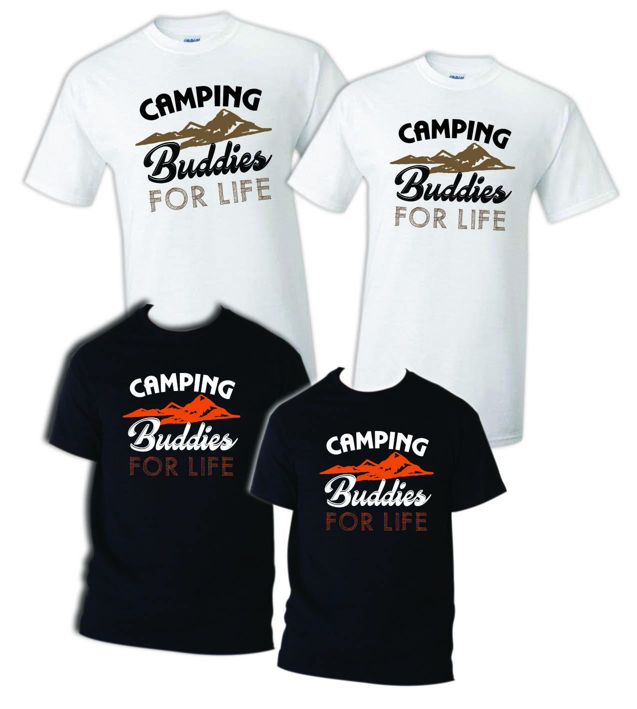 Camping Buddies for Life tee Shirt Gift Outdoor lover Funny Adventure Shirts gallery