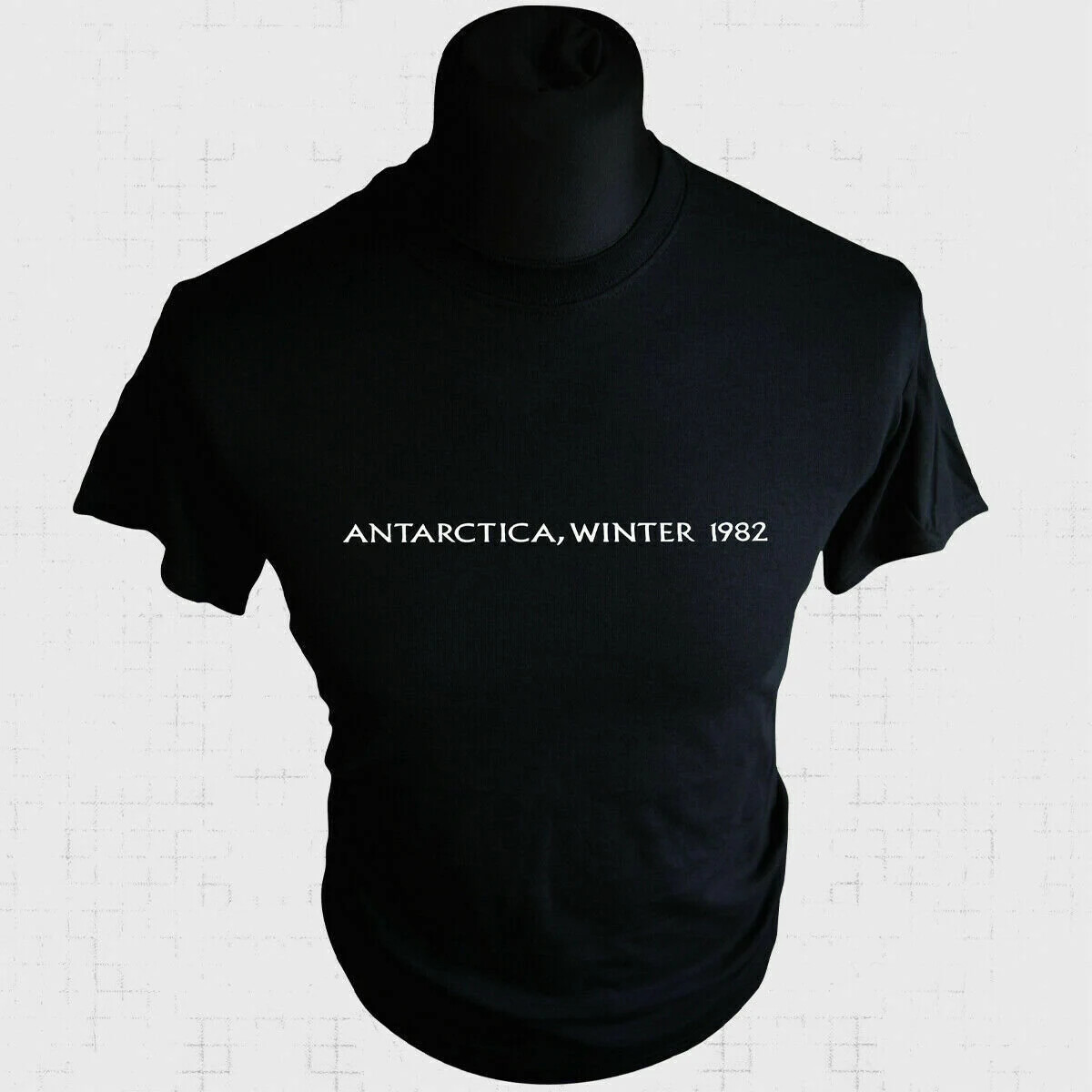 Antartica, Winter 1982 T Shirt Retro Movie Horror The Thing John Carpenter Black gallery