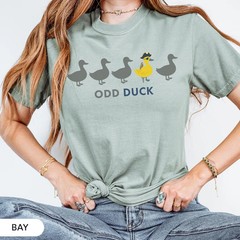 Odd Duck Funny Pirate Comfort Tee Unique Design Shirt