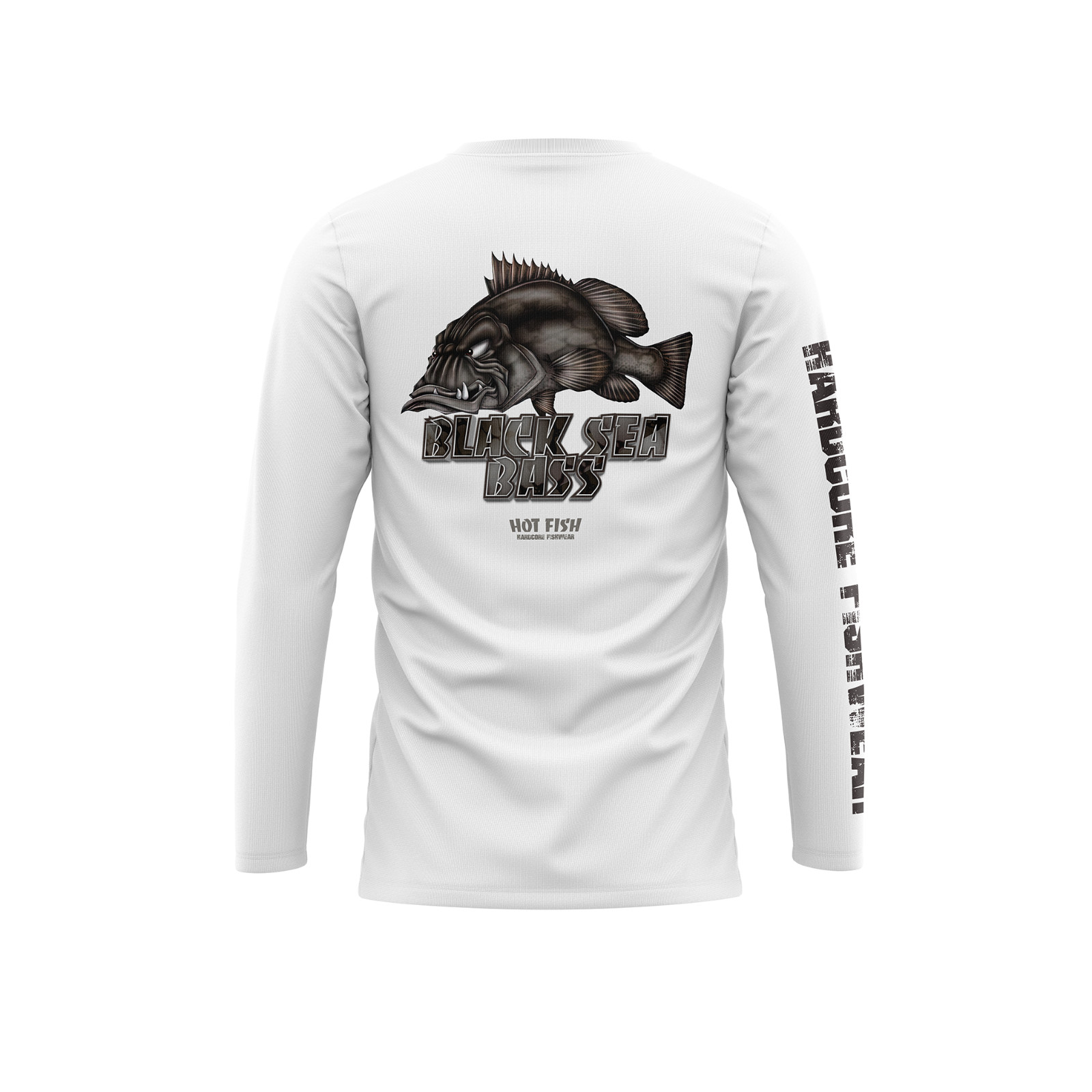 HOT FISH BLACK SEE BASS - Men’s Long Sleeve Fishing Shirt – UPF Protection gallery