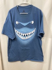 Disney Parks (Shark) Blue XL Cotton T Shirt T16