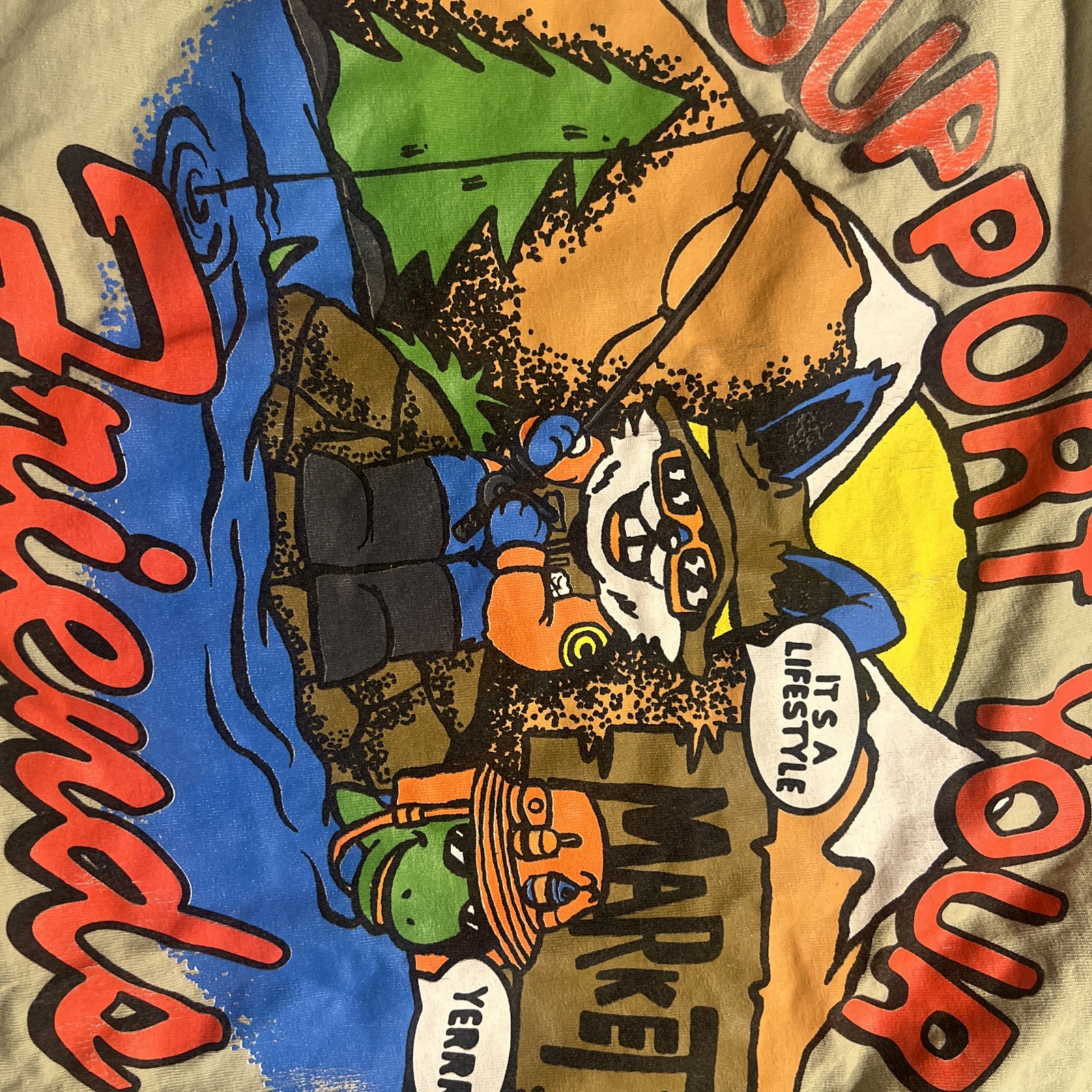 China Market Graphic T Shirt Large Outdoors Humor Lake Tee Casual Streetwear gallery