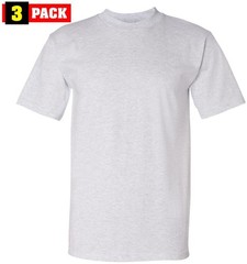 US Army Solid Color T-Shirts Made in USA 100% Cotton Heavyweight Shirts 3 Pack