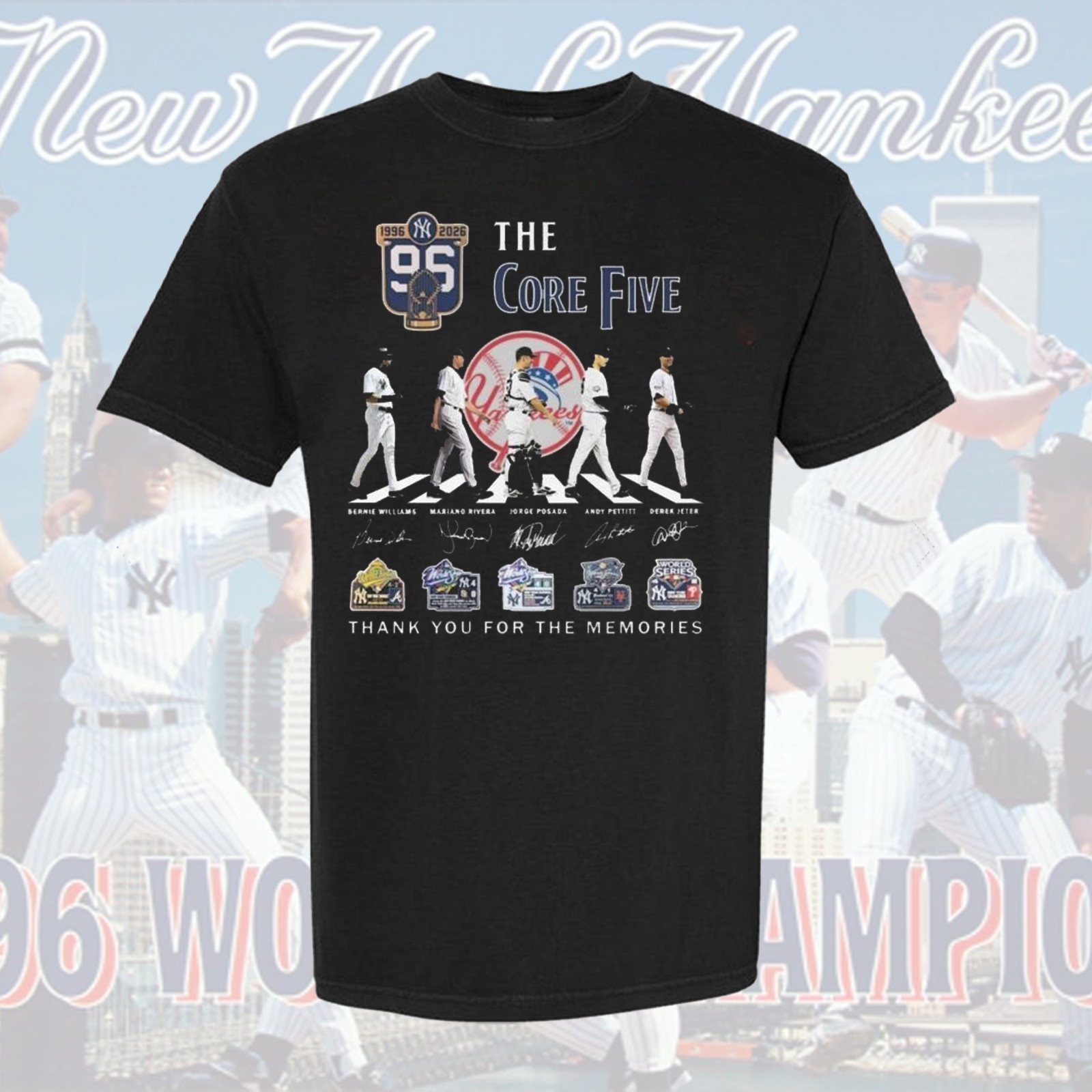 New York Yankees 1996-2026 The Core Five Abbey Road Thanks For The Memories gallery