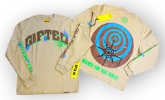 GFTD LA “EYES ON BACK” PREMIUM LONG SLEEVE SHIRT Bone Beige Gifted LA