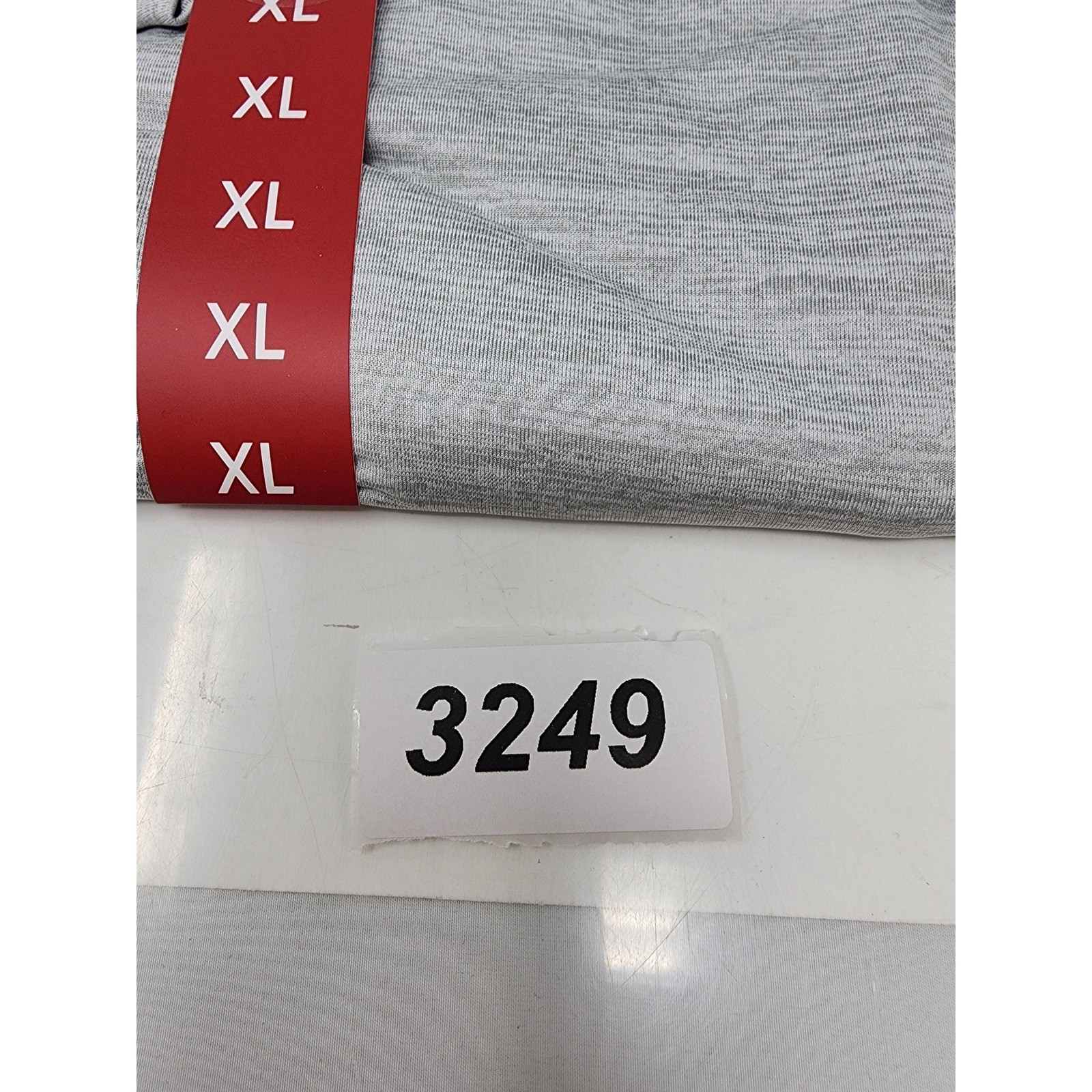 Hurley Mens Long Sleeve UV Tee Shirt Grey Poly Blend Athletic Workout Size XL gallery
