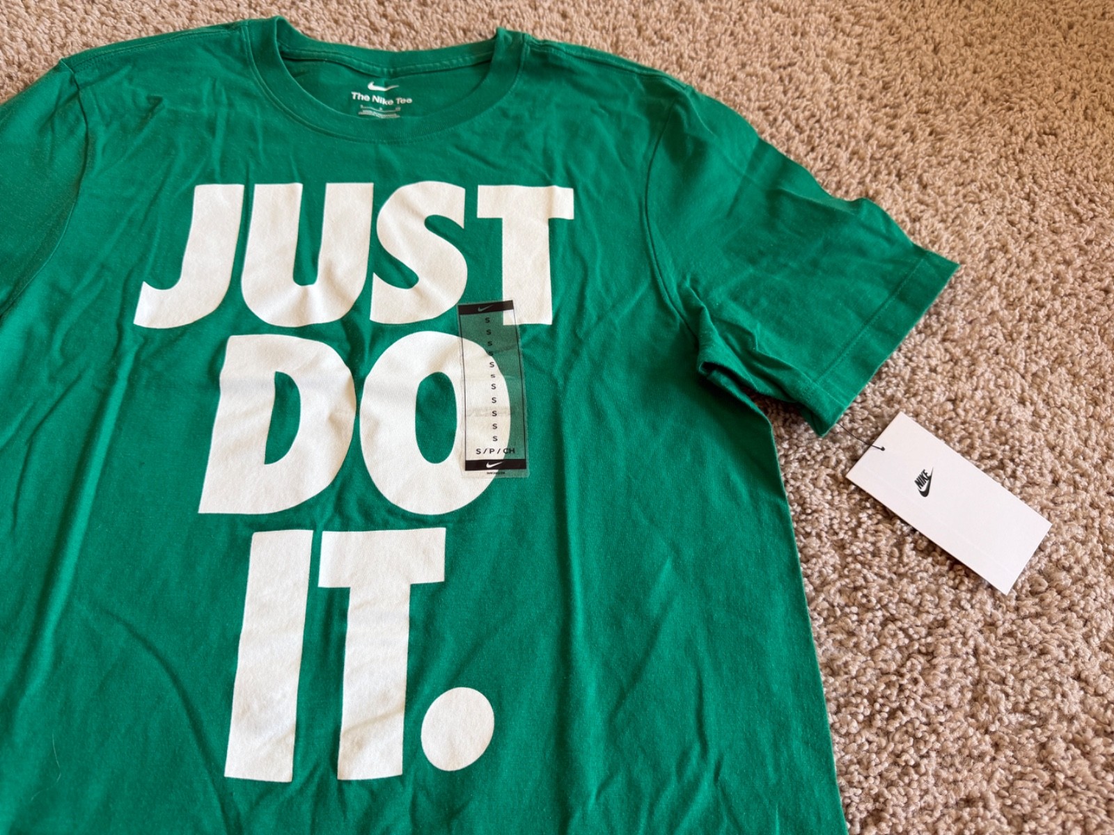 Nike Air 1 green white Just Do It t shirt retro NY Jets Boston Celtics Tatum 0 S gallery