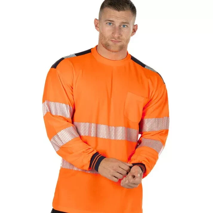 Portwest PW3 Hi Vis Cotton Comfort T-Shirt Reflective Tape Safety Workwear T185 gallery