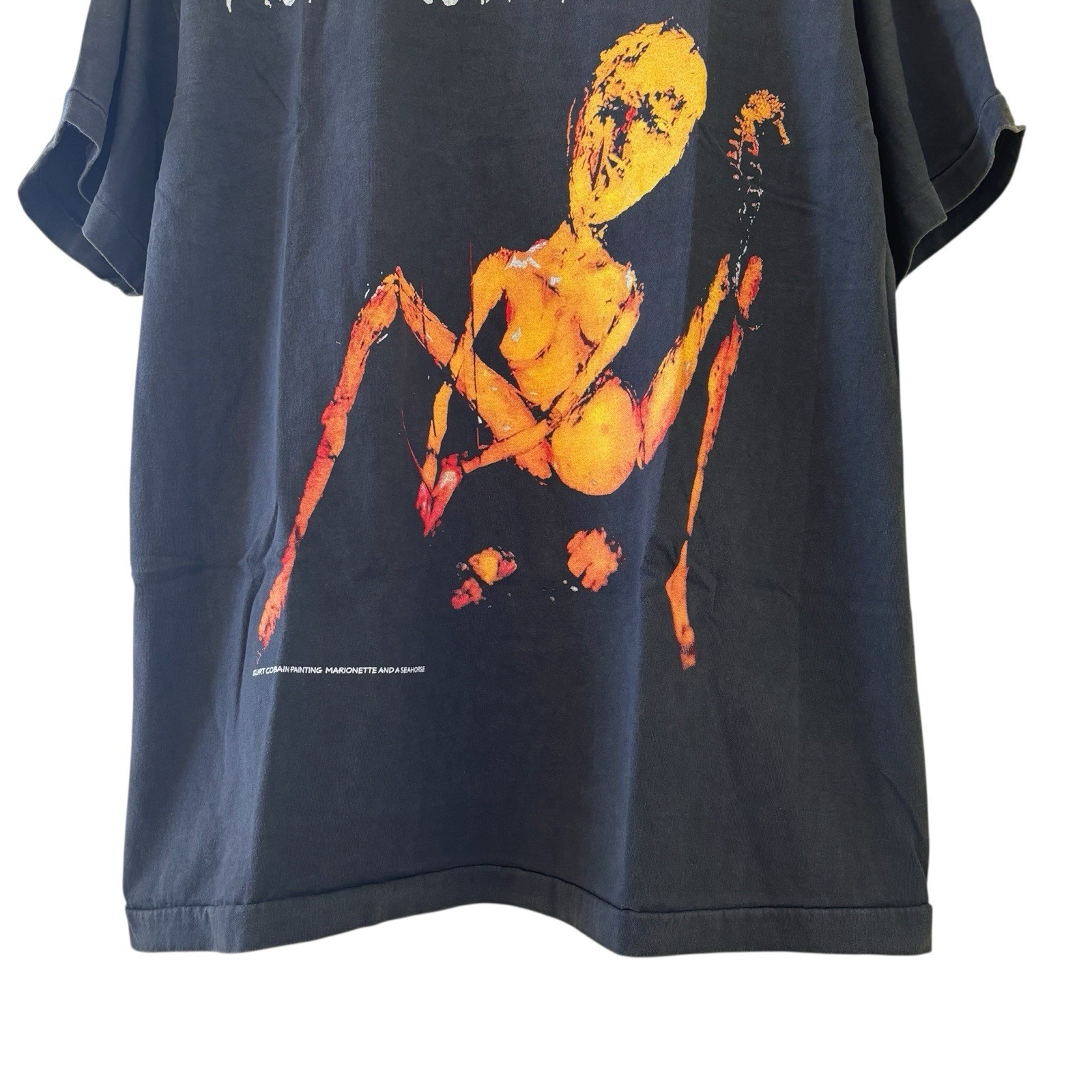 Kurt Cobain Marionette Painting Vintage Reprint Single Stitch All Sport Size XL gallery