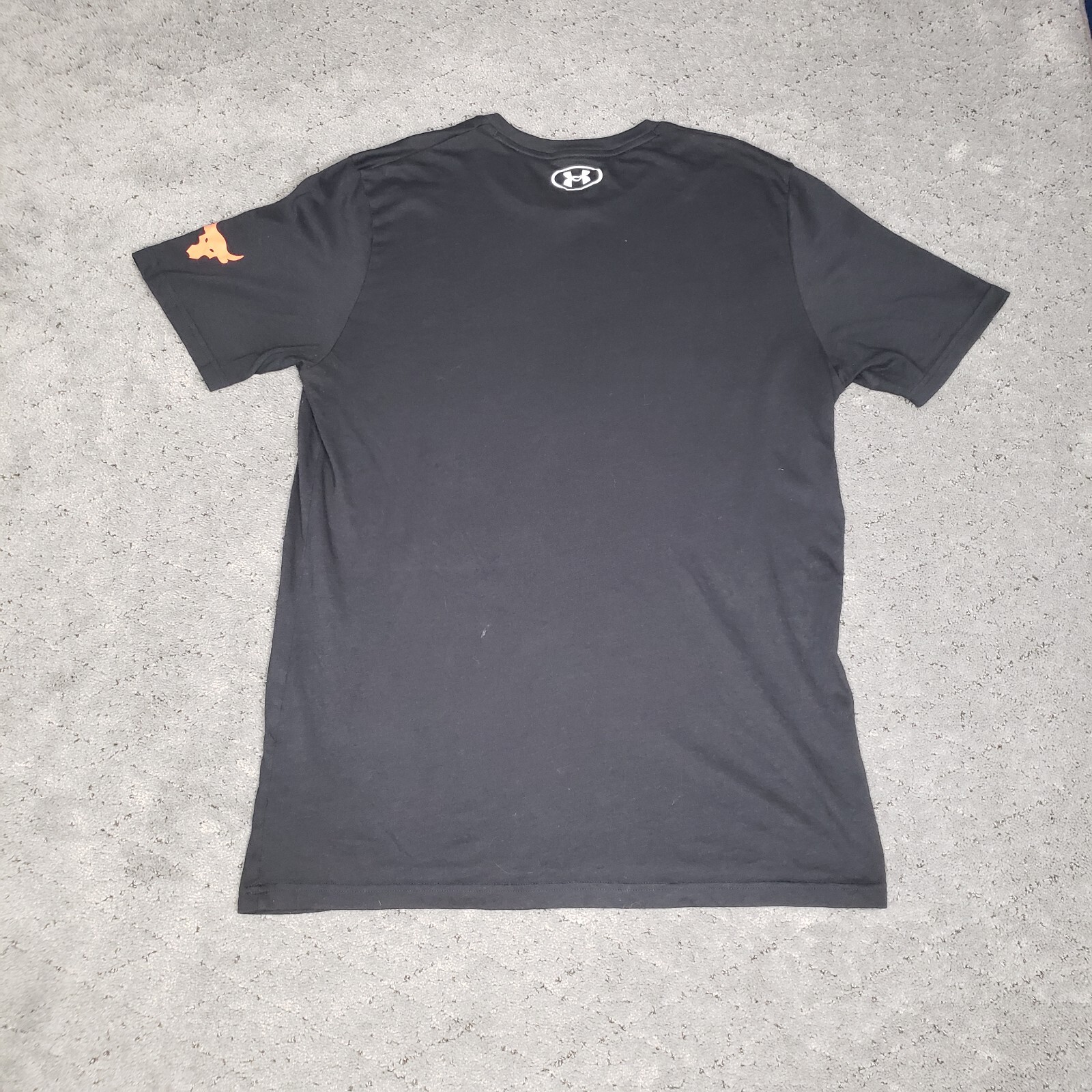 Under Armour Iron Paradise T Shirt Mens M Black Loose Short Sleeve Workout Gym gallery